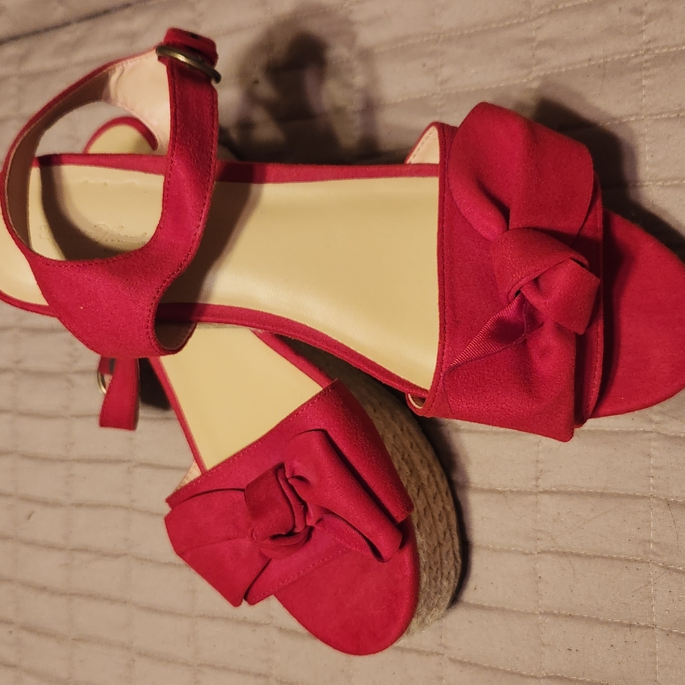 Elegant Red Women's Sandals